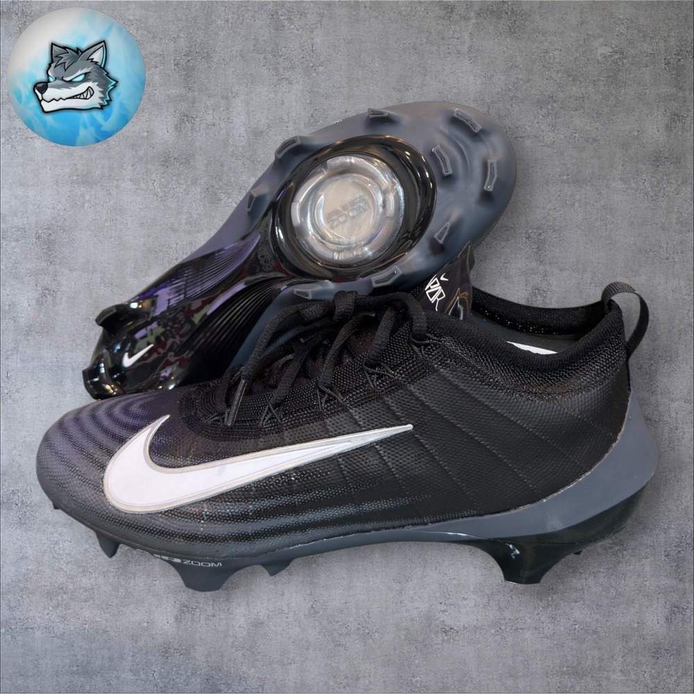 Nike Zoom Vapor Elite 1 Triple Black Mens Size 10 Wide Cleats HV2724-001